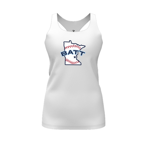 [FT0TRBWH-FYS-LOGO2] Decker Racerback Tank Top (Female Youth S, White, Logo 2)