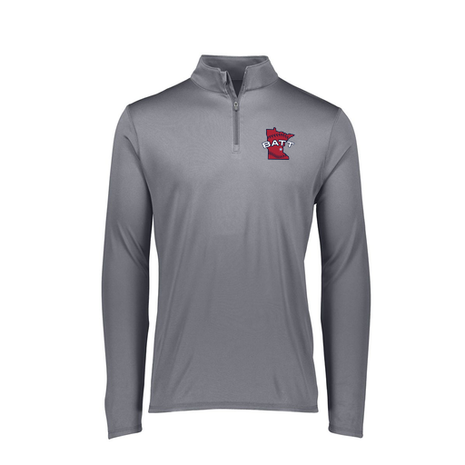[FTLQFLGY-FAXS-LOGO3] Decker Women's Flex-Lite 1/4 Zip Shirt (Female Adult XS, Gray, Logo 3)