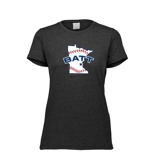 [FTSCUBBK-FAXS-LOGO2] Decker Women's Tri-Blend T-Shirt - Short Sleeve (Female Adult XS, Black, Logo 2)