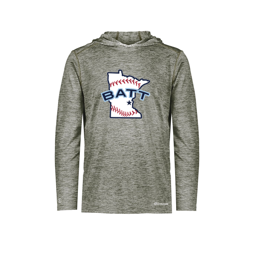 [FOLHCGGY-AS-LOGO2] Decker Men's Charge Hoodie (Adult S, Gray, Logo 2)