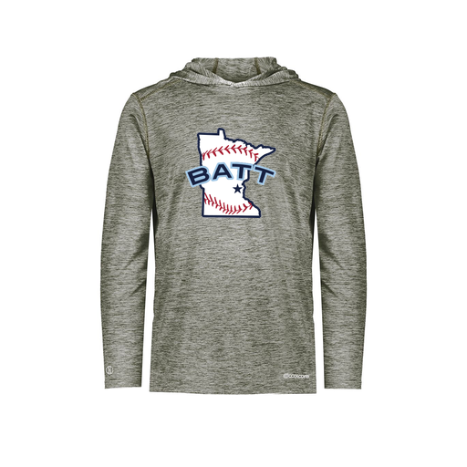 [FOLHCGGY-YS-LOGO2] Decker Youth Charge Hoodie (Youth S, Gray, Logo 2)