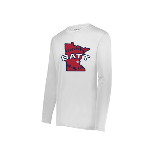 [222822.005.XS-LOGO3] Men's LS Smooth Sport Shirt (Adult XS, White, Logo 3)